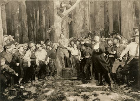 Puccini S Cowboy Opera Starring Enrico Caruso Under Tree La