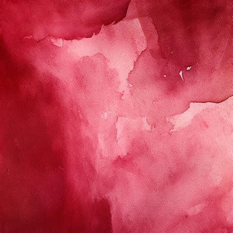 Premium Photo Handpainted Watercolor Deep Red Texture Background