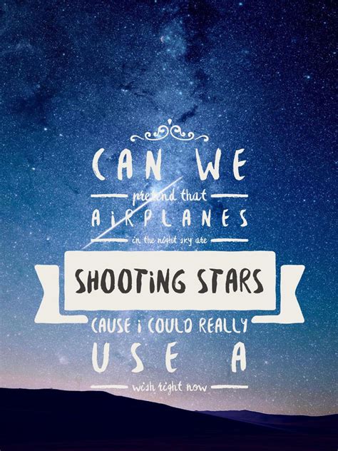 Airplanes Night Sky Shooting Stars Lyrics - SKYBDR