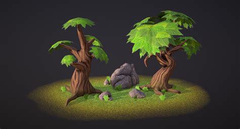 Stylized Tree 3d Model