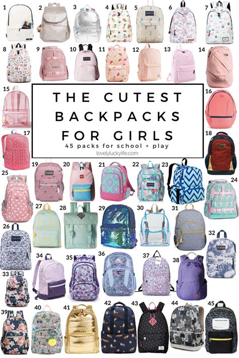 The Cutest Backpacks for Girls - 45 Adorable Backpacks for Kindergarten ...