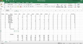 Stack Ranking Excel Template