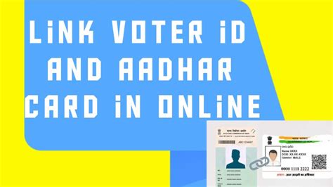 Link Aadhar Card And Voter Id In Online Voter Card Ke Sath Aadhar Card