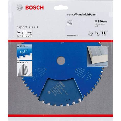 2608644142 BOSCH Panza Fierastrau Circular Panouri Sandwich 210mm 36T