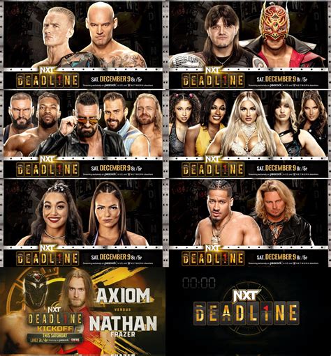 Card for tonight's NXT Deadline : r/SquaredCircle