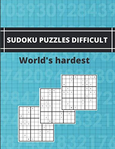 Sudoku Puzzles Difficult World S Hardest Very Hard Sudoku Puzzles