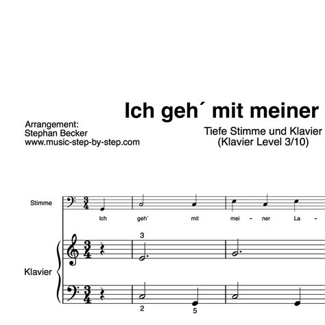 Noten Noten für Klavier