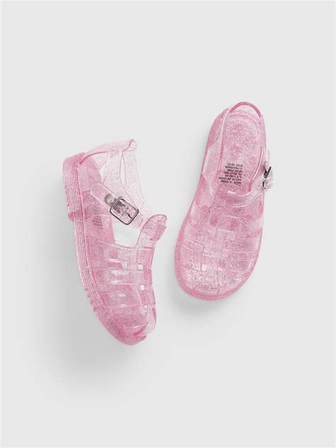 Toddler Glitter Jelly Sandals Gap