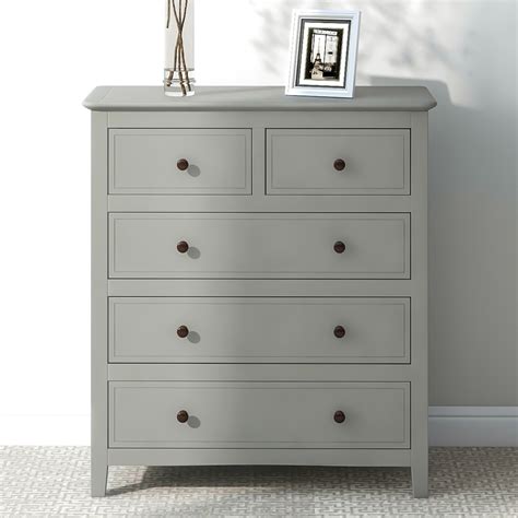 STYLISH 5 Drawers Solid Wood Chest | Wayfair