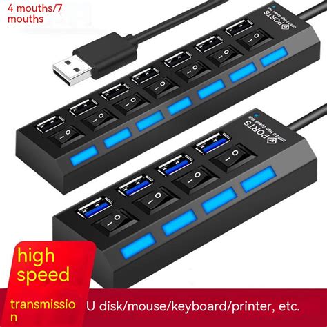 Usb Deconcentrator Lengthened M Laptop Usb Flash Drive Mouse Keyboard