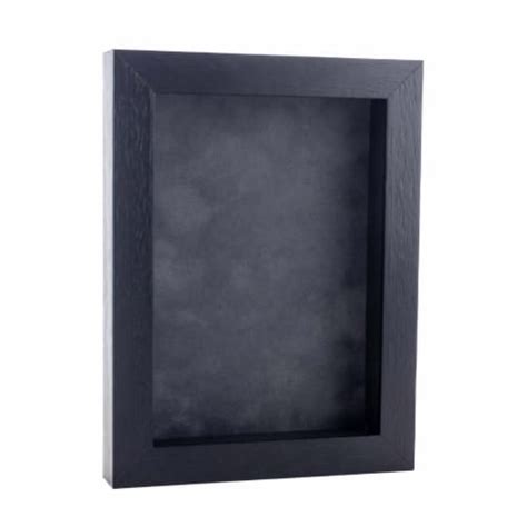 Black Wood Grain Shadow Box Frame With Acrylic Front Dark Grey Suede 30 Sizes 16x24 16x24 Kroger