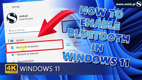 How To Turn On Bluetooth On Windows 11 Youtube