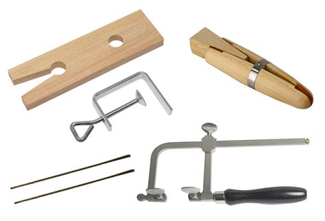 Jewelry Making Tool Kit with Saw Frame, Ring Clamp, Bench Pin, & Blades ...