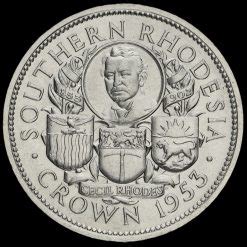 Southern Rhodesia 1953 Silver Crown