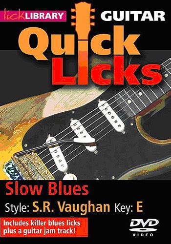 Con Alma De Blues Lick Library Quick Licks Stevie Ray Vaughan