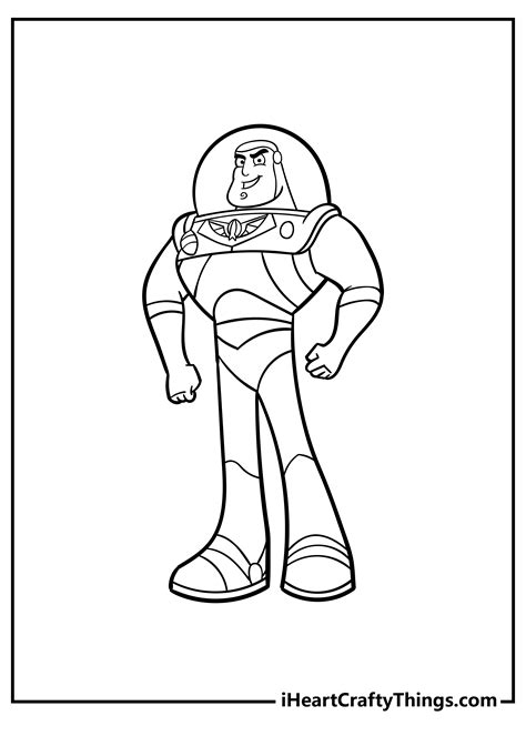 Easy Buzz Lightyear Coloring Pages