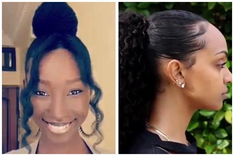 最も共有された！ √ Top Knot Bun And Bangs Hairstyle With Weave 235691 Top