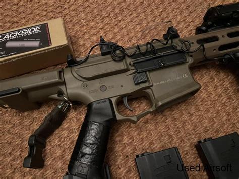 Ares Am De Amoeba Honey Badger Tan Used Airsoft The Leading