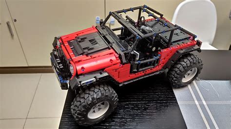 Lego Moc Jeep Wrangler Trailcat Fully Remote Controlled 4x4 Ultimate Offroad By Thomasz