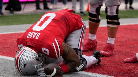 Ohio State erupts with emotion as courageous Kamryn Babb catches TD pass