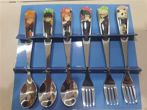 Jujutsu Kaisen Cutlery Set Of Furniture Home Living Kitchenware