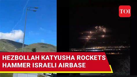 Hezbollah Rockets Strike Northern Israel After Idf Targets In Ssouthern