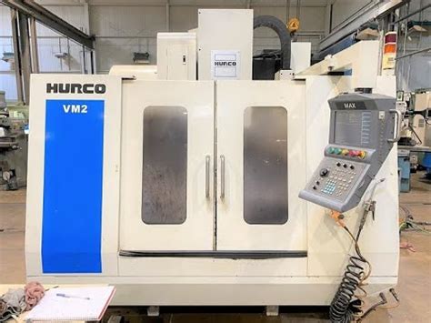 Hurco Vm Cnc Vertical Machining Center Of Youtube