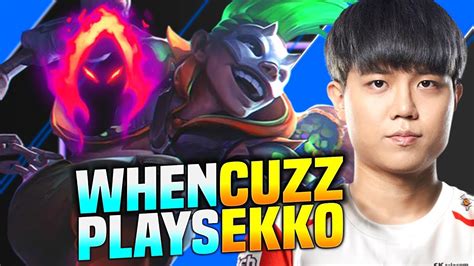 WHEN CUZZ PLAYS EKKO JUNGLE SKT T1 Cuzz Plays Ekko Vs Lee Sin Jungle