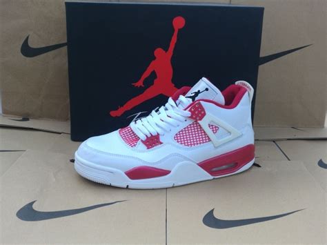 Venta Jordan Retro 4 Blanco Con Rojo En Stock