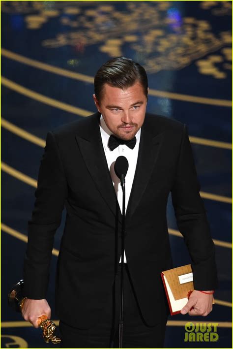 Watch Leonardo DiCaprio's Oscars 2016 Acceptance Speech!: Photo 3592659 | 2016 Oscars, Leonardo ...