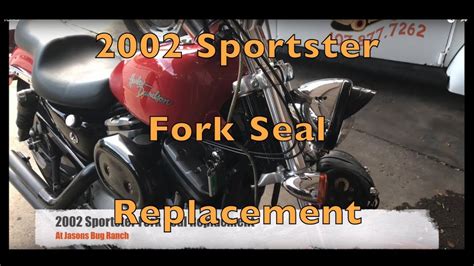 Harley Davidson Sportster Fork Seal Replacement Rebuild Youtube