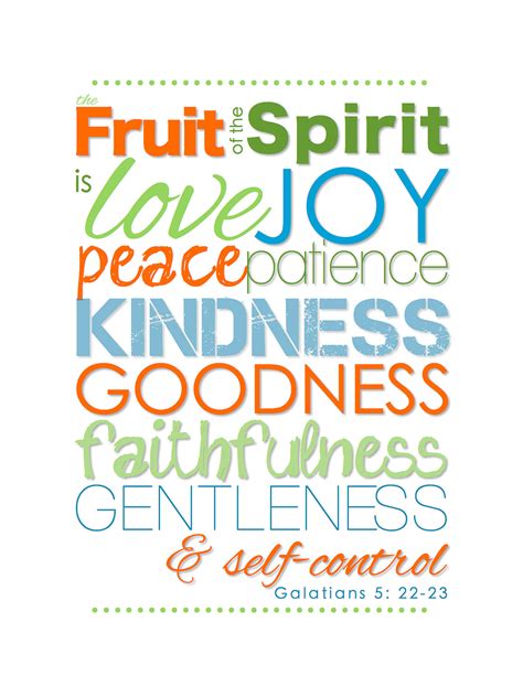 Fruits of the Spirit: Self-Control | Mrs. Kelley, School Counselor