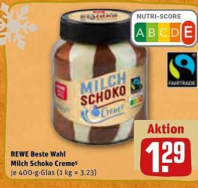 Rewe Beste Wahl Milch Schoko Creme Angebot Bei Rewe