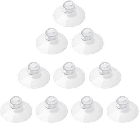 Amazon LuluEasy 30mm 10 Pieces Small Suction Cups Clear Thick