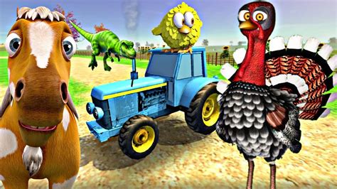 El Pollito P O D El Toro Y Dinosaurio Contra El Tractor Toro Y