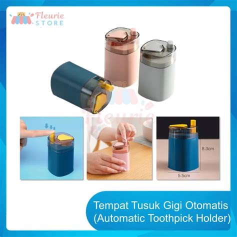 Tempat Tusuk Gigi Otomatis Automatic Toothpick Holder Penyimpanan