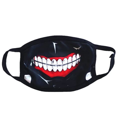 Anime Accessory Tokyo Ghoul Masks By Tokyo Kinkiken Zip Print Mask