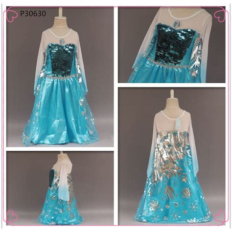 Jual Costume Frozen Termasuk Set Aksesoris 5 In 1 Kostum Elsa Asli