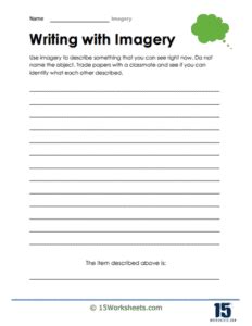 Imagery Worksheets - 15 Worksheets.com