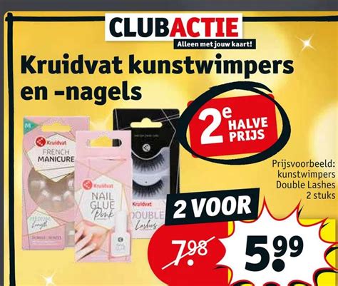 Alleen Met Jouw Kaart Kruidvat Kunstwimpers En Nagels Aanbieding Bij