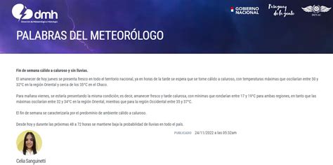 Dmh Paraguay On Twitter Comentario De La Meteor Loga Fin De Semana