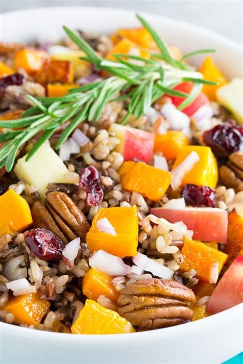 Roasted Butternut Squash And Wild Rice Salad Recipe Girl