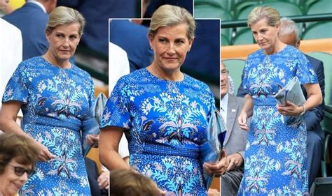 Sophie Countess Of Wessex Royal Steps Out In Royal Blue Dress At