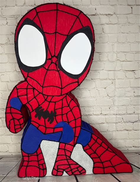 Piñata de Spiderman en 2023 Piñatas de spiderman Piñatas Como hacer