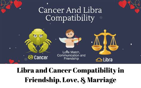 Libra And Cancer Compatibility In Friendship Love And Marriage