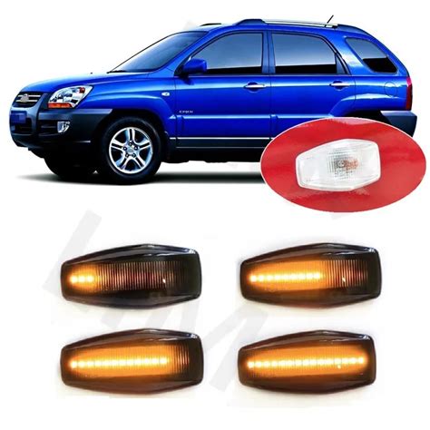 Indicador LED Secuencial Para Kia Sportage JE KM Accesorios De Luz De