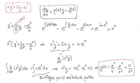 Ejercicio 4 Resuelto De Ecuaciones Diferenciales Lineales De Primer