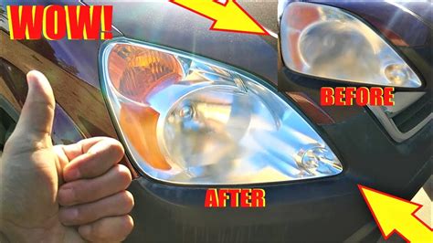 Wd40 On Headlights How Good Does It Work Youtube