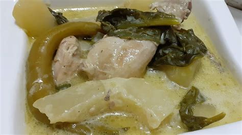 Ginataang Tinola Na Manok With Alugbati Papaya Best Recipe Youtube