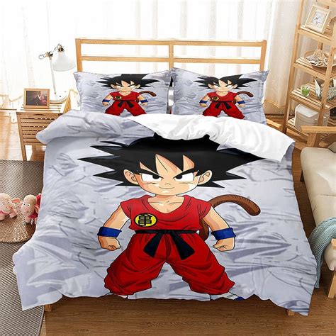 3d Printed Anime Dragon Ball Bedding Sets Dragon Ball Comforter Cover